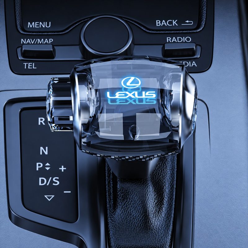 Lexus ES Kristall-LED-Schaltknauf